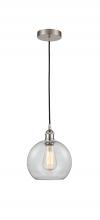 Innovations Lighting 616-1P-SN-G122-8 - Athens - 1 Light - 8 inch - Brushed Satin Nickel - Cord hung - Mini Pendant