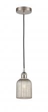 Innovations Lighting 616-1P-SN-G559-5ME - Bridal Veil - 1 Light - 5 inch - Brushed Satin Nickel - Cord hung - Mini Pendant