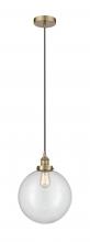 Innovations Lighting 616-1PH-AB-G202-12 - Beacon - 1 Light - 12 inch - Antique Brass - Cord hung - Mini Pendant