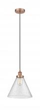 Innovations Lighting 616-1PH-AC-G44-L - Cone - 1 Light - 12 inch - Antique Copper - Cord hung - Mini Pendant