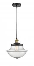 Innovations Lighting 616-1PH-BAB-G544 - Oxford - 1 Light - 12 inch - Black Antique Brass - Multi Pendant