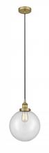 Innovations Lighting 616-1PH-BB-G202-10 - Beacon - 1 Light - 10 inch - Brushed Brass - Cord hung - Mini Pendant