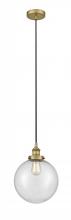 Innovations Lighting 616-1PH-BB-G204-10 - Beacon - 1 Light - 10 inch - Brushed Brass - Cord hung - Mini Pendant