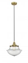 Innovations Lighting 616-1PH-BB-G544 - Oxford - 1 Light - 12 inch - Brushed Brass - Multi Pendant