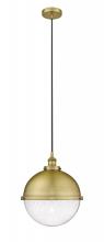  616-1PH-BB-HFS-124-BB - Hampden - 1 Light - 13 inch - Brushed Brass - Cord hung - Pendant