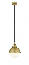  616-1PH-BB-HFS-81-BB - Hampden - 1 Light - 9 inch - Brushed Brass - Cord hung - Mini Pendant