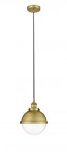  616-1PH-BB-HFS-82-BB - Hampden - 1 Light - 9 inch - Brushed Brass - Cord hung - Mini Pendant