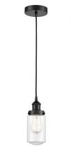 Innovations Lighting 616-1PH-BK-G312 - Dover - 1 Light - 5 inch - Matte Black - Cord hung - Mini Pendant