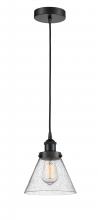 Innovations Lighting 616-1PH-BK-G44 - Cone - 1 Light - 8 inch - Matte Black - Cord hung - Mini Pendant