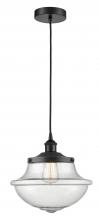 Innovations Lighting 616-1PH-BK-G544 - Oxford - 1 Light - 12 inch - Matte Black - Multi Pendant