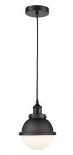  616-1PH-BK-HFS-61-BK - Hampden - 1 Light - 7 inch - Matte Black - Cord hung - Mini Pendant