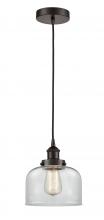 Innovations Lighting 616-1PH-OB-G72 - Bell - 1 Light - 8 inch - Oil Rubbed Bronze - Cord hung - Mini Pendant