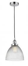  616-1PH-PC-G222 - Seneca Falls - 1 Light - 10 inch - Polished Chrome - Cord hung - Mini Pendant