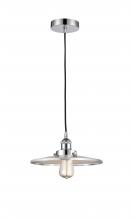  616-1PH-PC-MFR-PC-12 - Appalachian - 1 Light - 12 inch - Polished Chrome - Cord hung - Mini Pendant