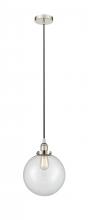 Innovations Lighting 616-1PH-PN-G202-10 - Beacon - 1 Light - 10 inch - Polished Nickel - Cord hung - Mini Pendant