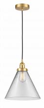 Innovations Lighting 616-1PH-SG-G42-L - Cone - 1 Light - 12 inch - Satin Gold - Cord hung - Mini Pendant