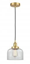 Innovations Lighting 616-1PH-SG-G72 - Bell - 1 Light - 8 inch - Satin Gold - Cord hung - Mini Pendant