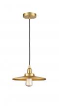  616-1PH-SG-MFR-SG-12 - Appalachian - 1 Light - 12 inch - Satin Gold - Cord hung - Mini Pendant