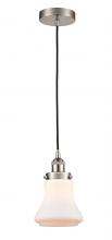 Innovations Lighting 616-1PH-SN-G191 - Bellmont - 1 Light - 6 inch - Brushed Satin Nickel - Cord hung - Mini Pendant