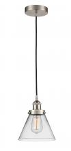 Innovations Lighting 616-1PH-SN-G42 - Cone - 1 Light - 8 inch - Brushed Satin Nickel - Cord hung - Mini Pendant