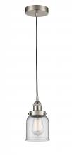Innovations Lighting 616-1PH-SN-G52 - Bell - 1 Light - 5 inch - Brushed Satin Nickel - Cord hung - Mini Pendant