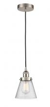 Innovations Lighting 616-1PH-SN-G64 - Cone - 1 Light - 6 inch - Brushed Satin Nickel - Cord hung - Mini Pendant