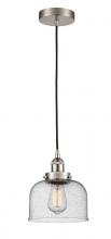 Innovations Lighting 616-1PH-SN-G74 - Bell - 1 Light - 8 inch - Brushed Satin Nickel - Cord hung - Mini Pendant