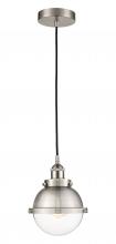  616-1PH-SN-HFS-62-SN - Hampden - 1 Light - 7 inch - Brushed Satin Nickel - Cord hung - Mini Pendant