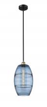 Innovations Lighting 616-1S-BAB-G557-10BL - Vaz - 1 Light - 10 inch - Black Antique Brass - Cord hung - Mini Pendant