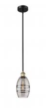 Innovations Lighting 616-1S-BAB-G557-6SM - Vaz - 1 Light - 6 inch - Black Antique Brass - Cord hung - Mini Pendant
