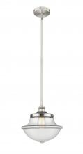 Innovations Lighting 616-1S-SN-G542 - Oxford - 1 Light - 12 inch - Brushed Satin Nickel - Cord hung - Mini Pendant