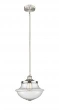 Innovations Lighting 616-1S-SN-G544 - Oxford - 1 Light - 12 inch - Brushed Satin Nickel - Cord hung - Mini Pendant