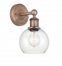 Innovations Lighting 616-1W-AC-G122-6 - Athens - 1 Light - 6 inch - Antique Copper - Sconce