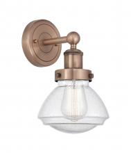 Innovations Lighting 616-1W-AC-G324 - Olean - 1 Light - 7 inch - Antique Copper - Sconce
