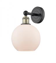 Innovations Lighting 616-1W-BAB-G121-8 - Athens - 1 Light - 8 inch - Black Antique Brass - Sconce