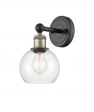 Innovations Lighting 616-1W-BAB-G122-6 - Athens - 1 Light - 6 inch - Black Antique Brass - Sconce