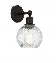 Innovations Lighting 616-1W-OB-G1214-6 - Athens Twisted Swirl 1 Light 6 inch Sconce