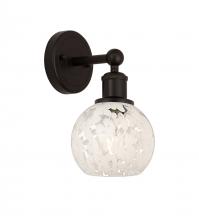 Innovations Lighting 616-1W-OB-G1216-6WM - White Mouchette - 1 Light - 6 inch - Oil Rubbed Bronze - Sconce