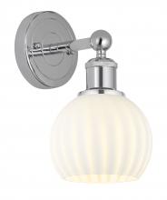 Innovations Lighting 616-1W-PC-G1217-6WV - White Venetian - 1 Light - 6 inch - Polished Chrome - Sconce