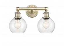 Innovations Lighting 616-2W-AB-G124-6 - Athens - 2 Light - 15 inch - Antique Brass - Bath Vanity Light