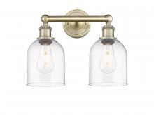 Innovations Lighting 616-2W-AB-G558-6CL - Bella - 2 Light - 15 inch - Antique Brass - Bath Vanity Light