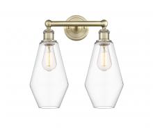 Innovations Lighting 616-2W-AB-G652-7 - Cindyrella - 2 Light - 16 inch - Antique Brass - Bath Vanity Light