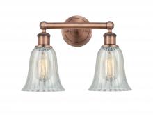  616-2W-AC-G2811 - Hanover - 2 Light - 15 inch - Antique Copper - Bath Vanity Light