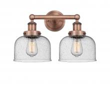 Innovations Lighting 616-2W-AC-G74 - Bell - 2 Light - 17 inch - Antique Copper - Bath Vanity Light