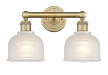 Innovations Lighting 616-2W-BB-G411 - Dayton - 2 Light - 15 inch - Brushed Brass - Bath Vanity Light