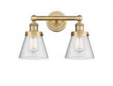 Innovations Lighting 616-2W-BB-G64 - Cone - 2 Light - 15 inch - Brushed Brass - Bath Vanity Light