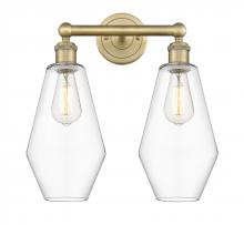 Innovations Lighting 616-2W-BB-G652-7 - Cindyrella - 2 Light - 16 inch - Brushed Brass - Bath Vanity Light