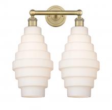  616-2W-BB-G671-8 - Cascade - 2 Light - 17 inch - Brushed Brass - Bath Vanity Light