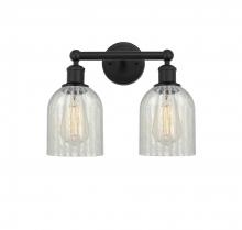 Innovations Lighting 616-2W-BK-G2511 - Caledonia - 2 Light - 14 inch - Matte Black - Bath Vanity Light