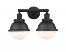  616-2W-BK-HFS-61-BK - Hampden - 2 Light - 16 inch - Matte Black - Bath Vanity Light